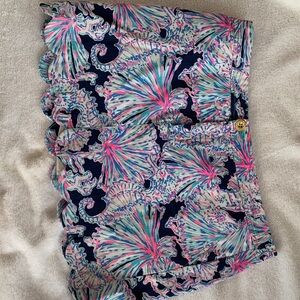 Lilly Pulitzer Colorful Patterned Mini Skort